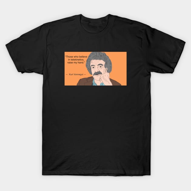 Kurt Vonnegut T-Shirt by Gregg Standridge